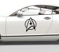 Preview: 37132 Aufkleber Star Trek Symbol der Sternenflotte 2270
